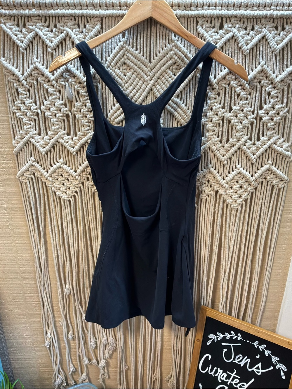 Free People ‘NEVER BETTER’ SKORT/DRESS SZ MED/BLACK